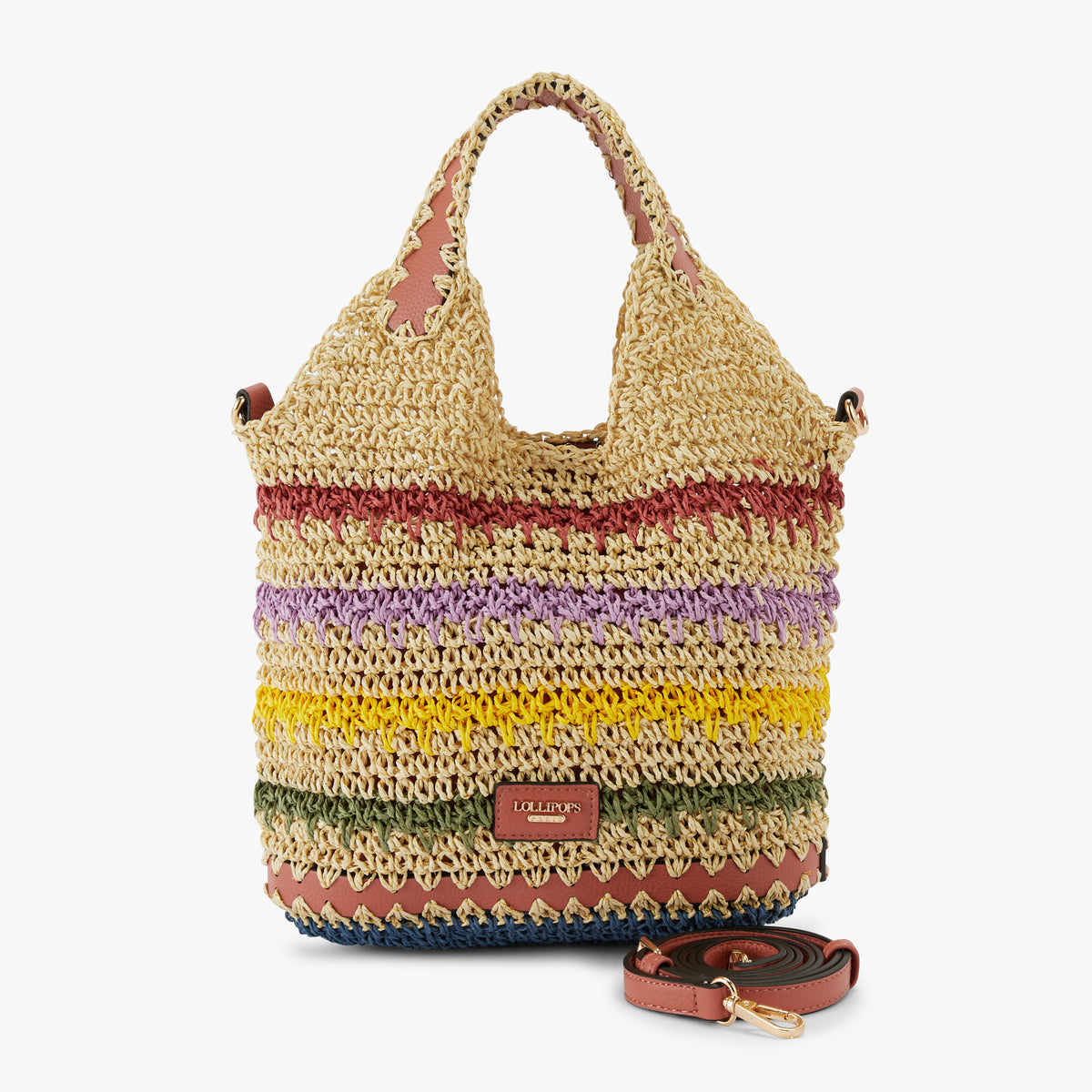 Petit sac shopper paille Nicolosi Paille