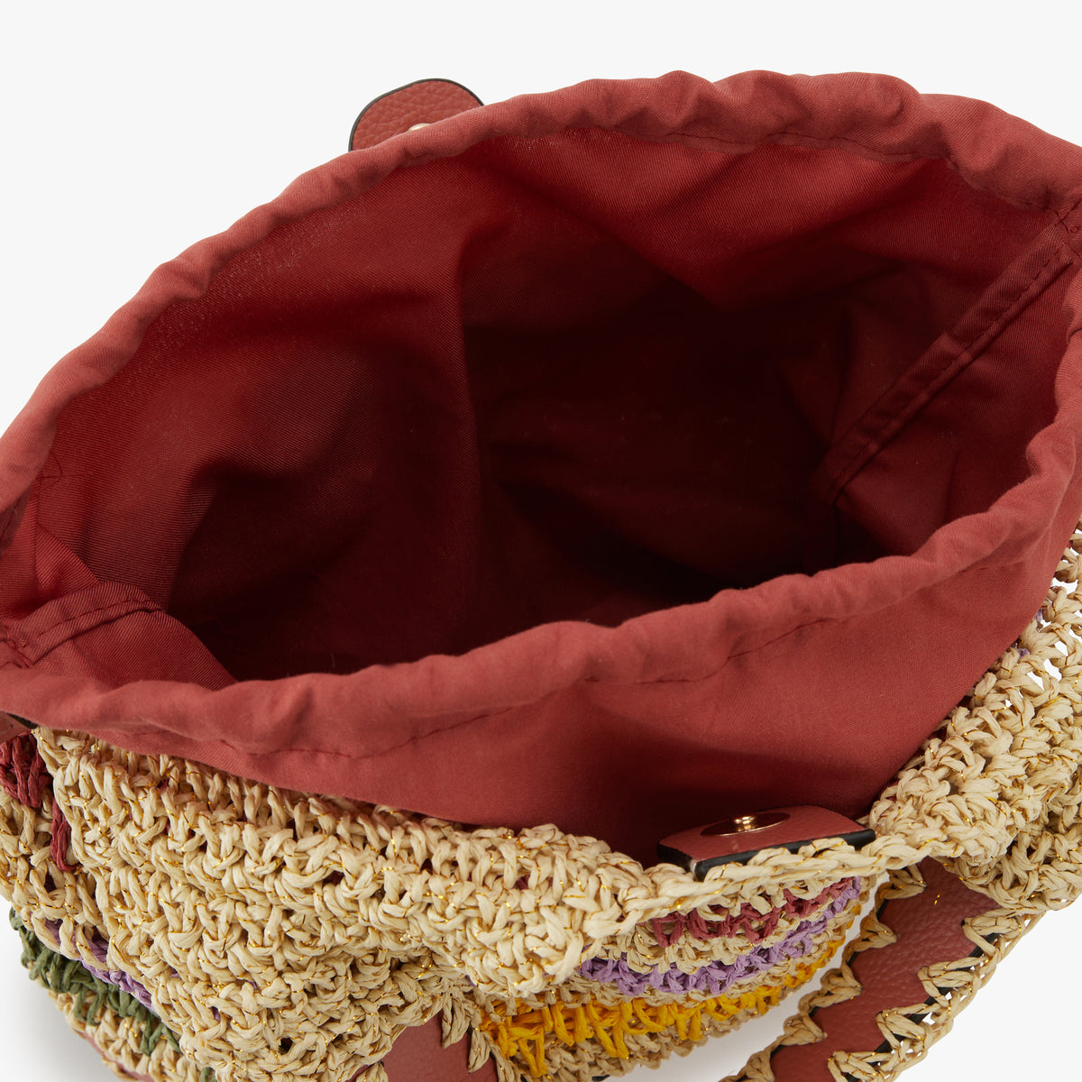 Petit sac shopper paille Nicolosi Paille