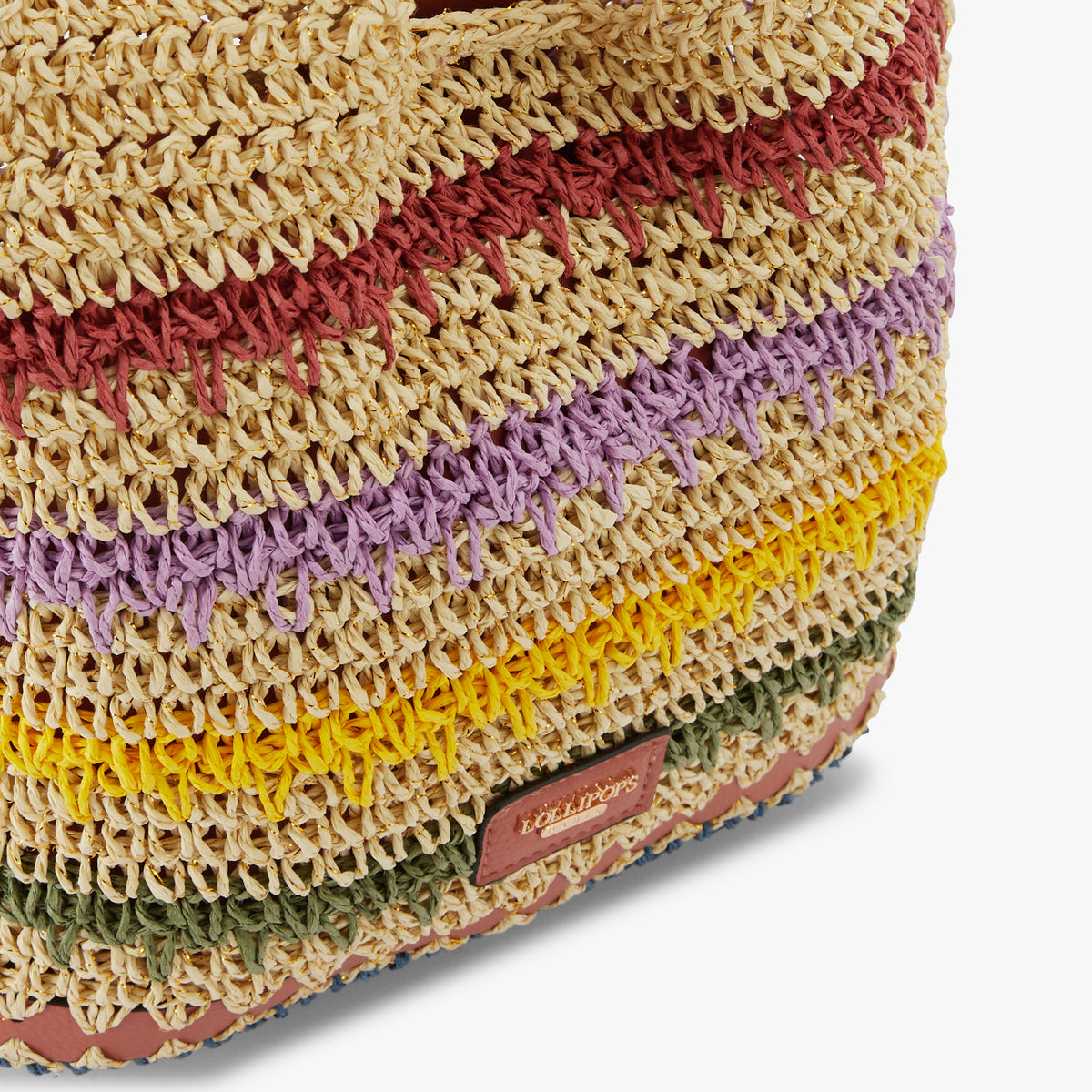 Petit sac shopper paille Nicolosi Paille