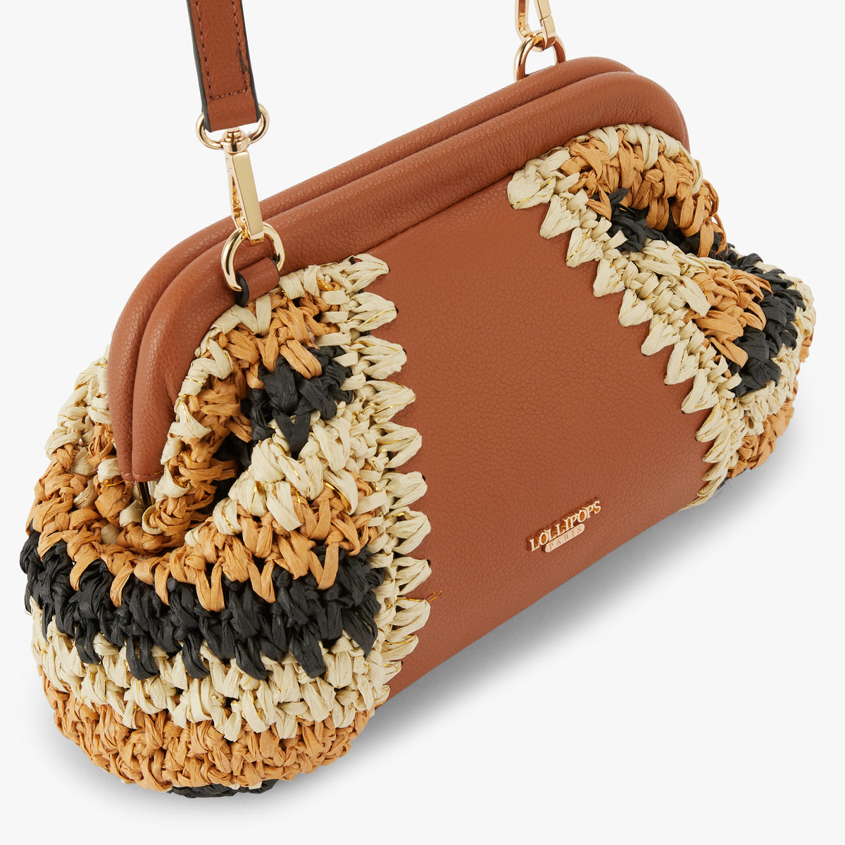 Petite pochette beige Nandy