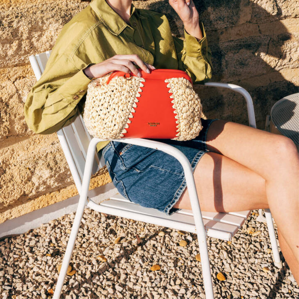 Petite pochette corail Nandy