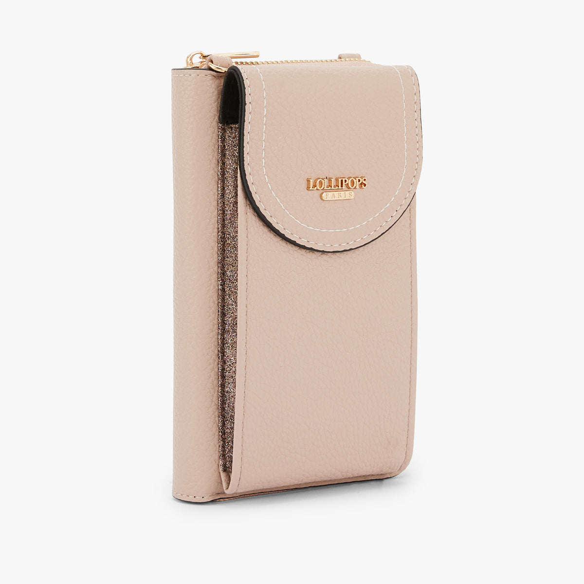 Pochette de téléphone taupe Obita