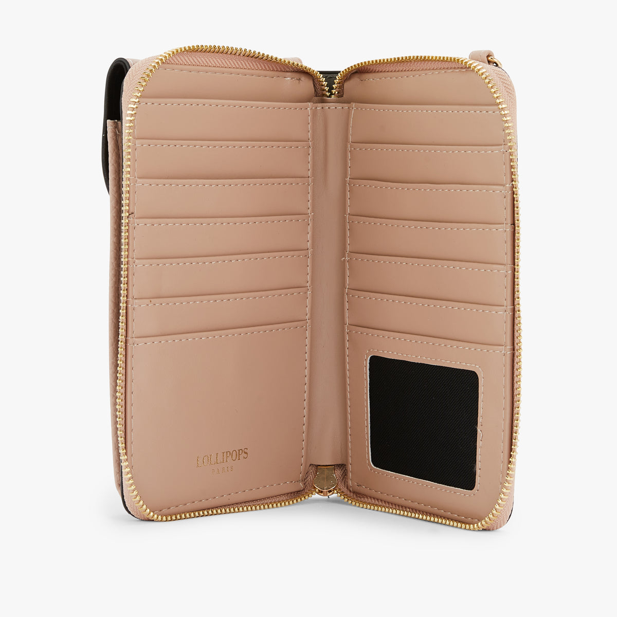 Pochette de téléphone taupe Obita