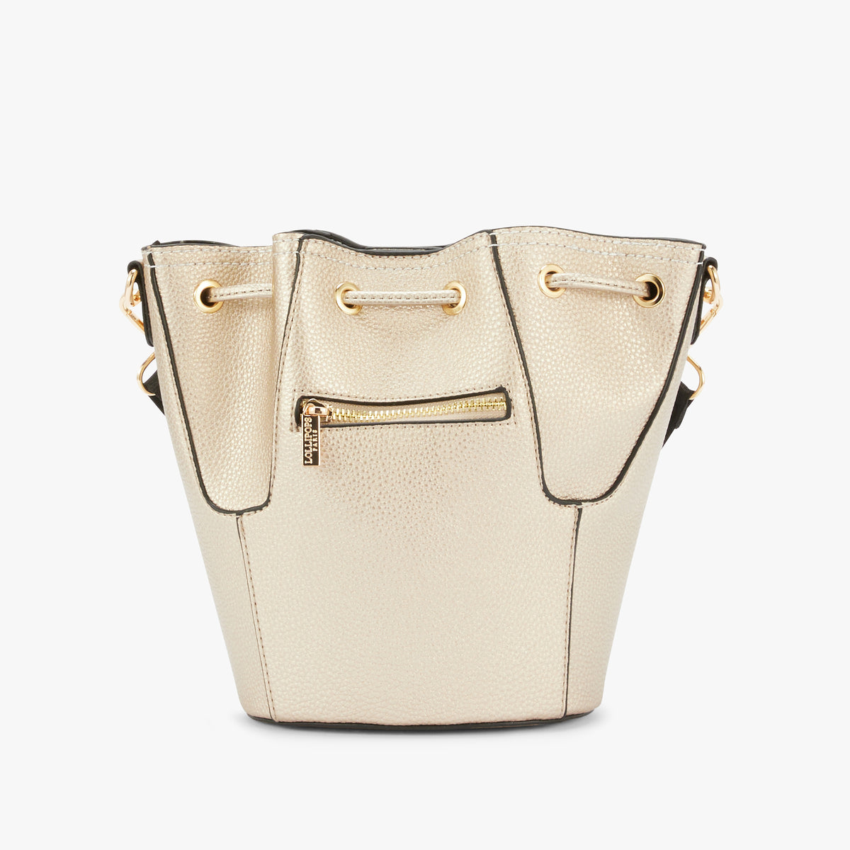 Petit sac seau doré Obita