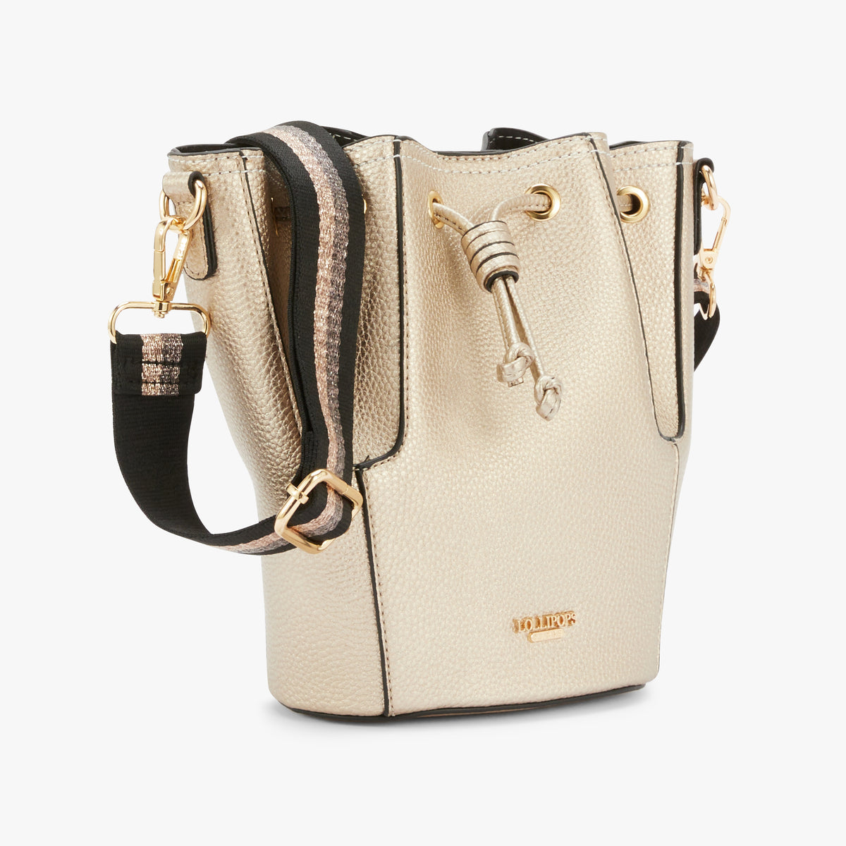 Petit sac seau doré Obita