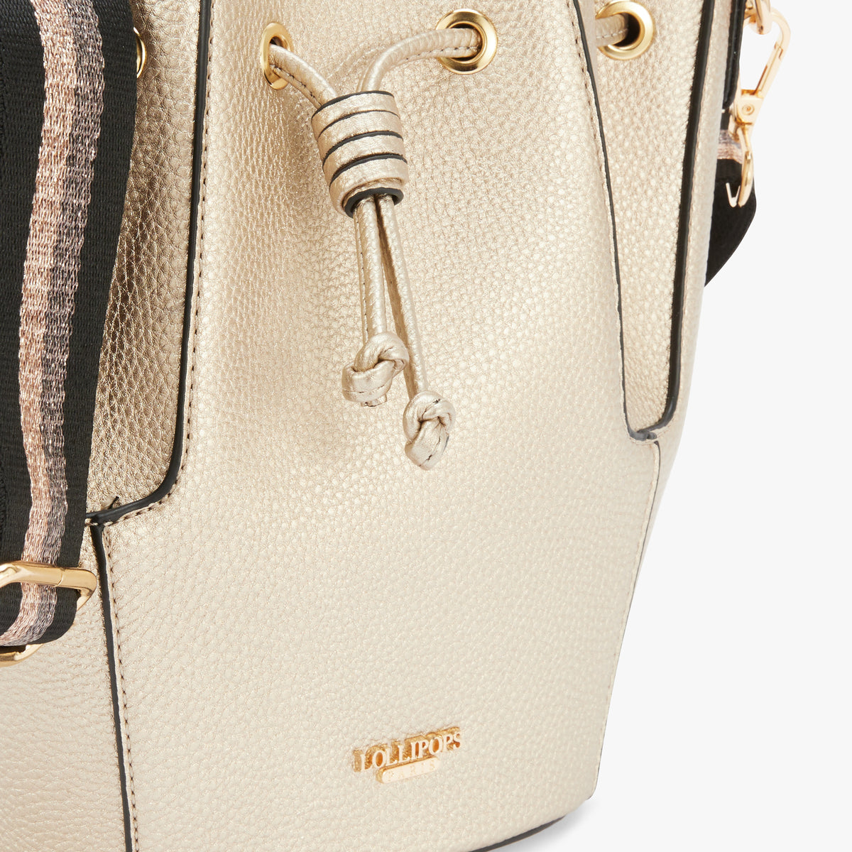 Petit sac seau doré Obita