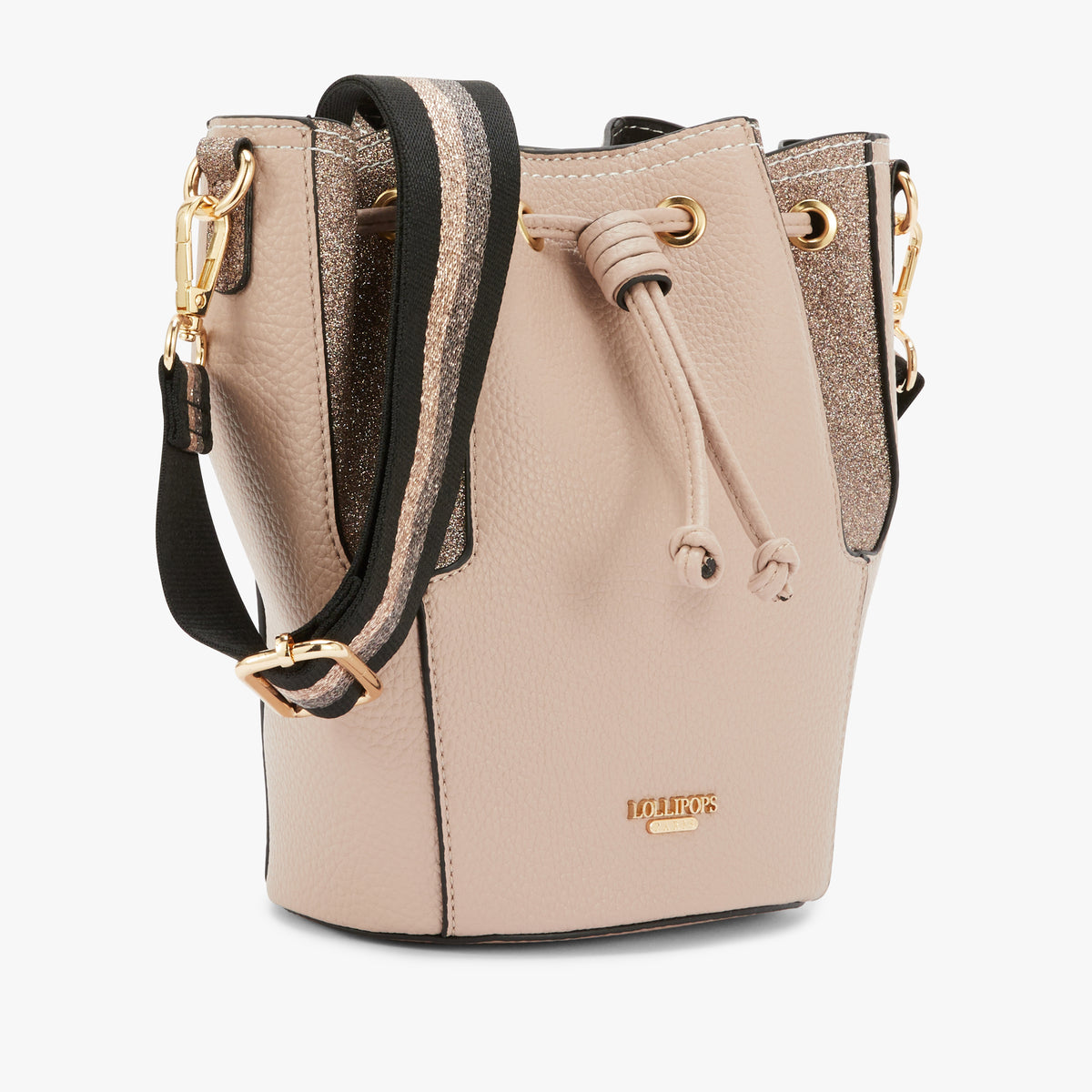 Petit sac seau taupe Obita