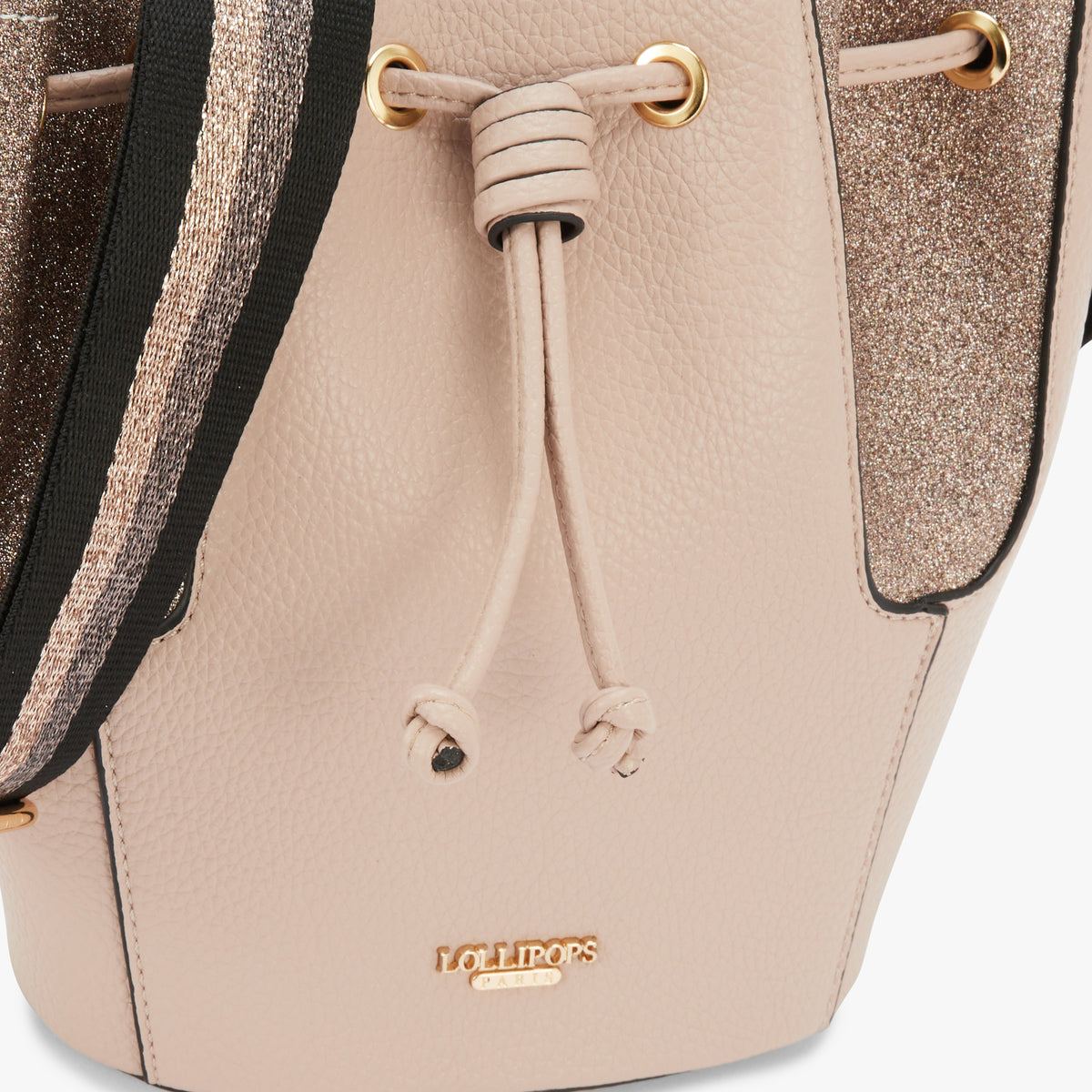 Petit sac seau taupe Obita