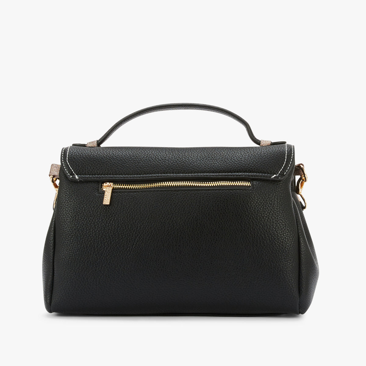 Grand sac porté épaule noir Obita