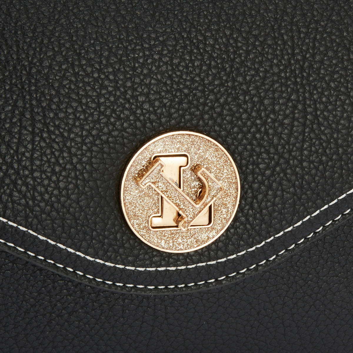 Grand sac porté épaule noir Obita