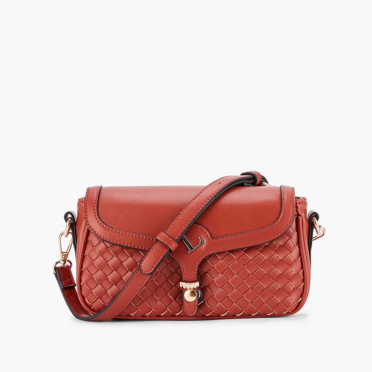 Petit sac porté épaule brique Osmoy