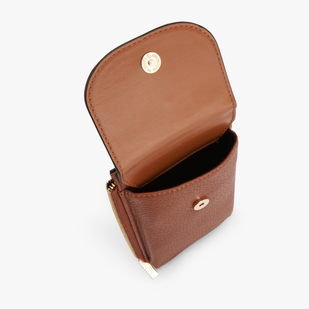 Pochette de téléphone beige Orin