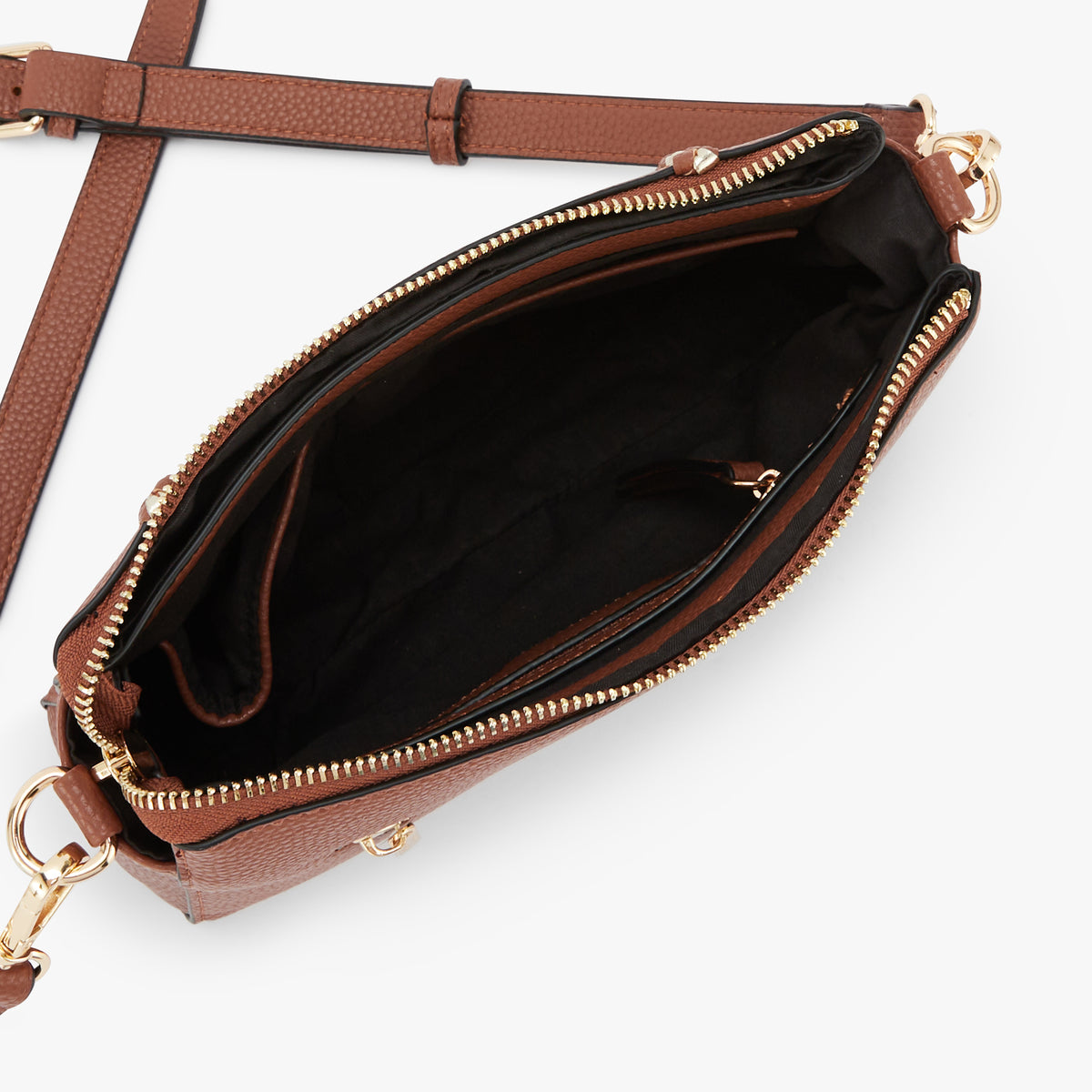 Petit sac multi-poches camel Olley