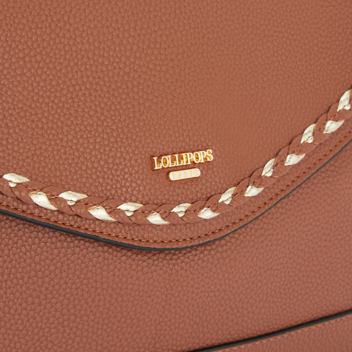 Grand sac porté épaule camel Olley