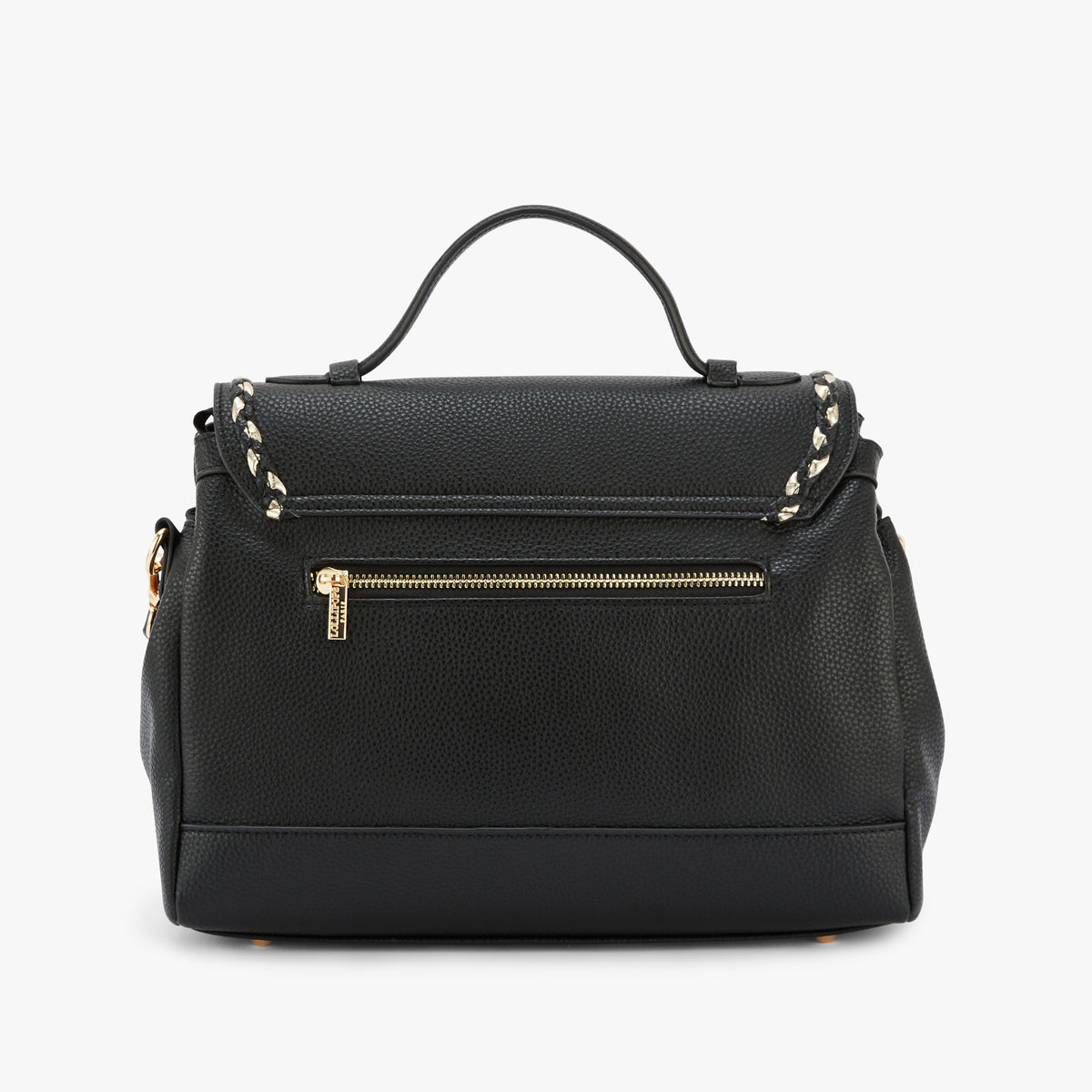 Grand sac porté épaule noir Olley