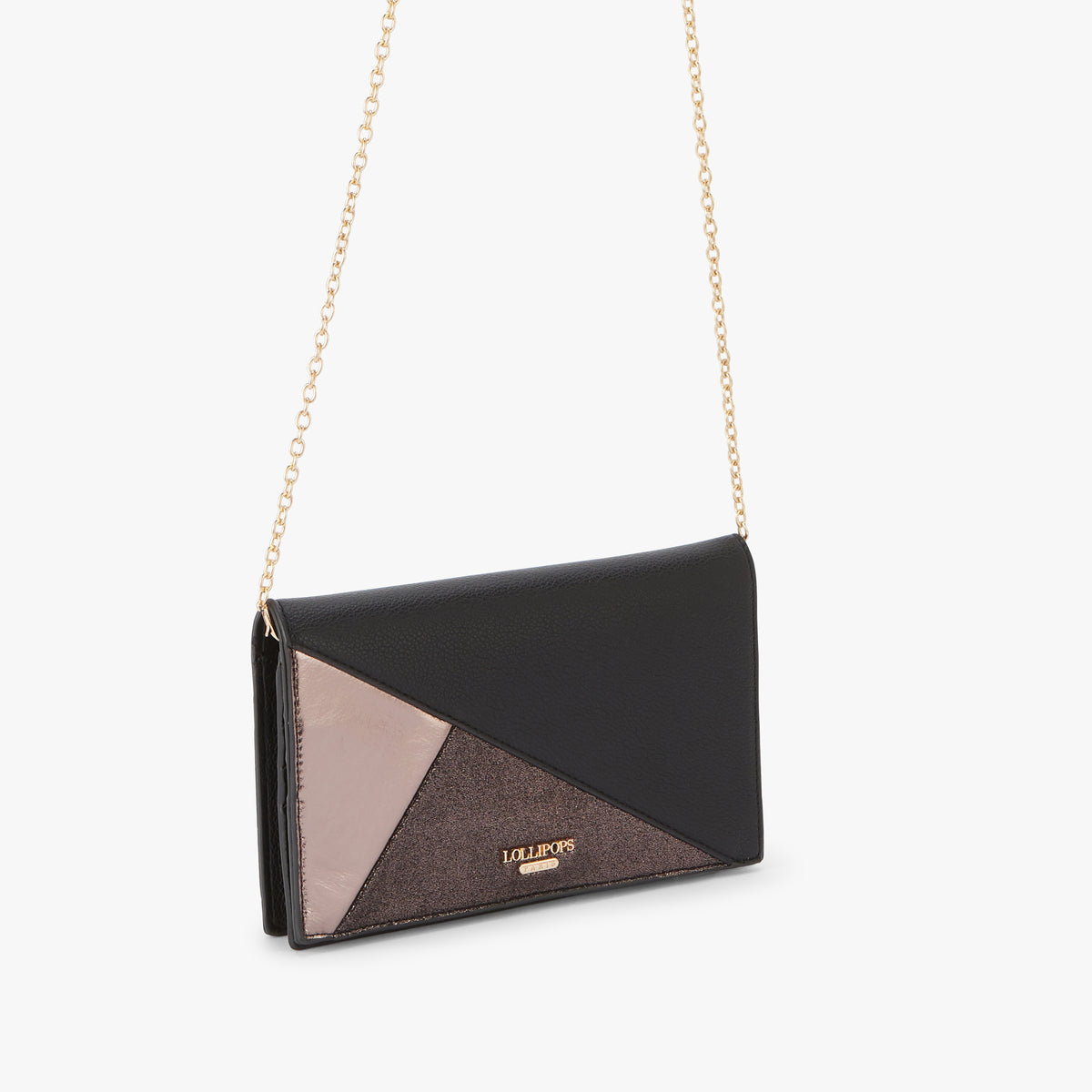 Pochette de voyage noire et bronze Oletta