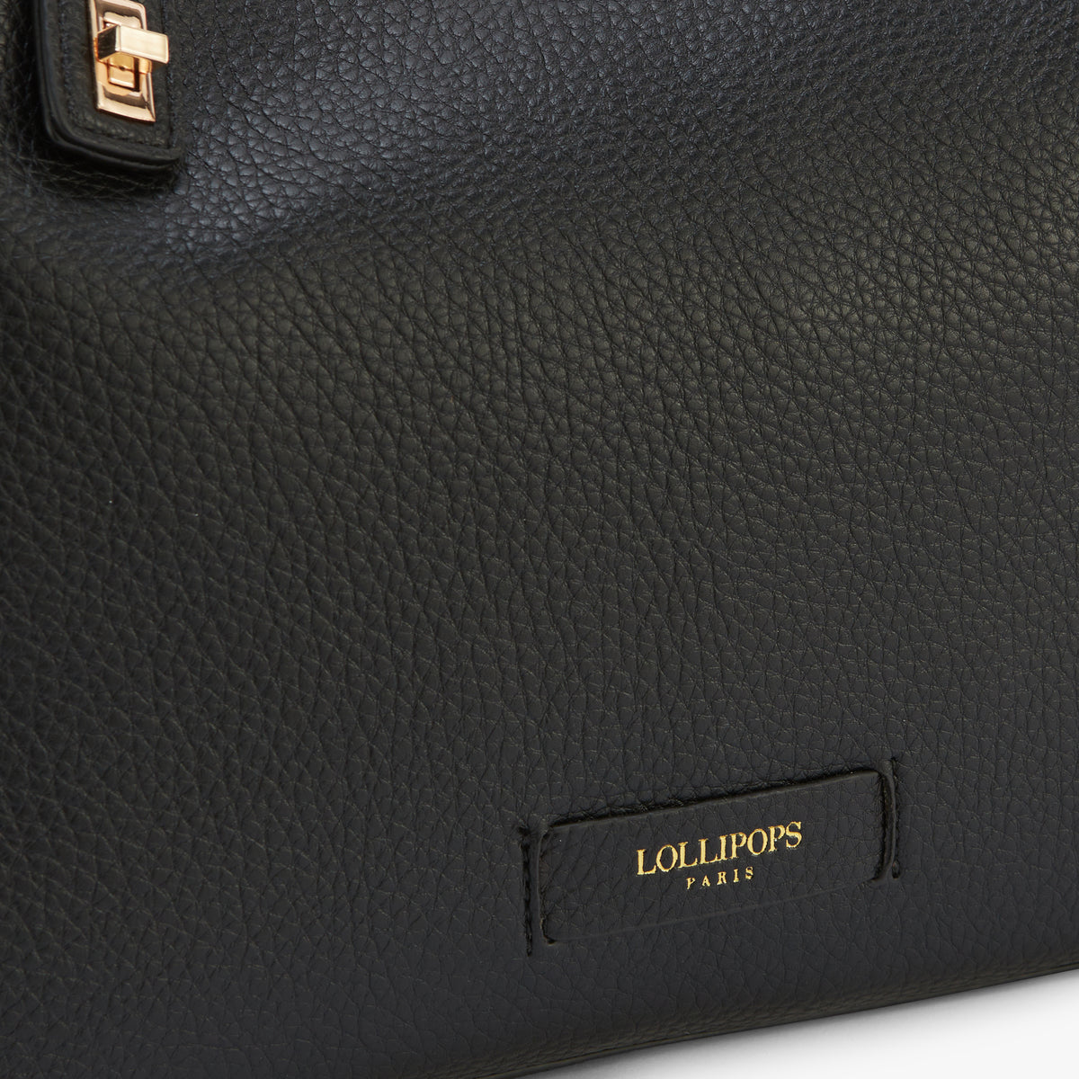 Grand sac porté épaule noir Orin