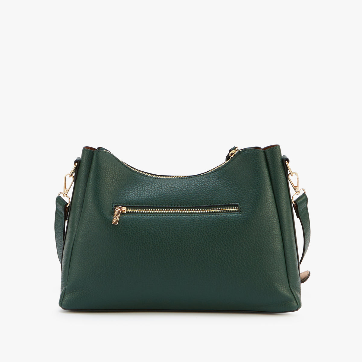 Grand sac porté épaule vert Orin