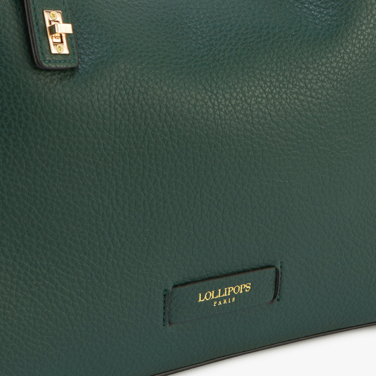Grand sac porté épaule vert Orin