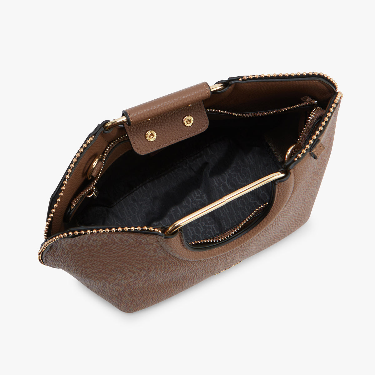 Petit sac shopper S taupe Obihiro