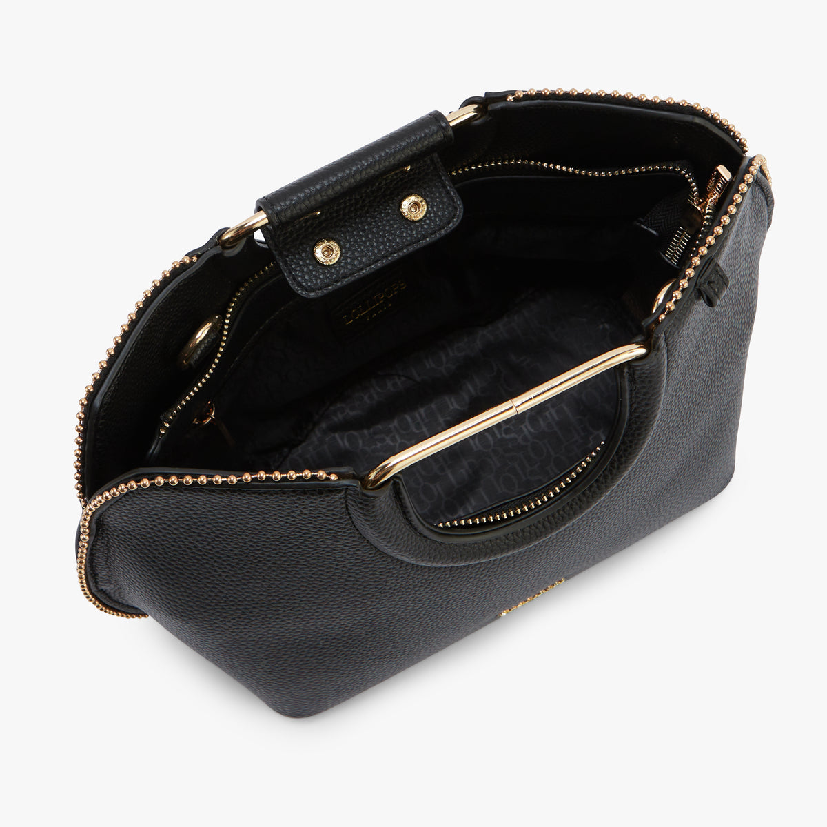 Petit sac shopper S noir Obihiro