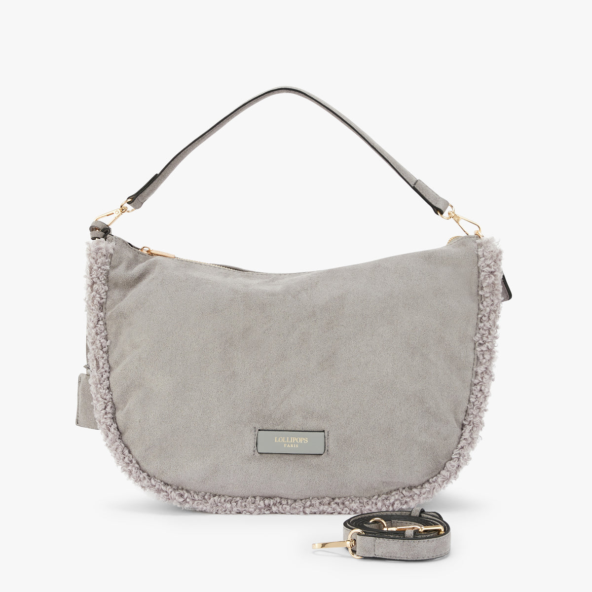 Sac hobo M gris Oppy