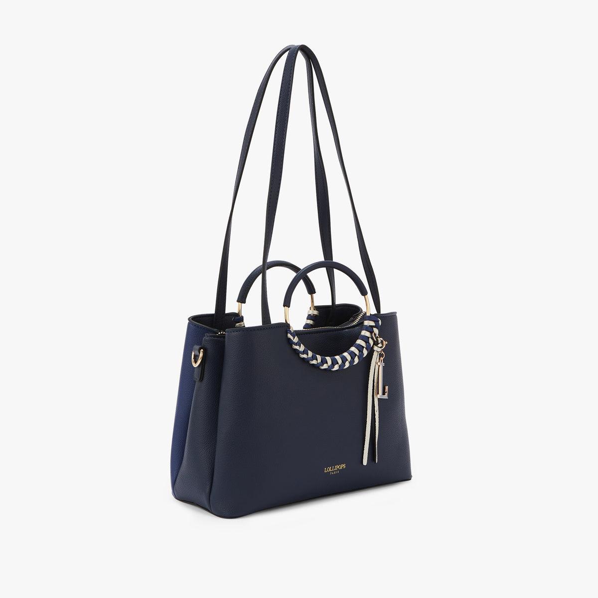 Sac shopper bleu Oudry