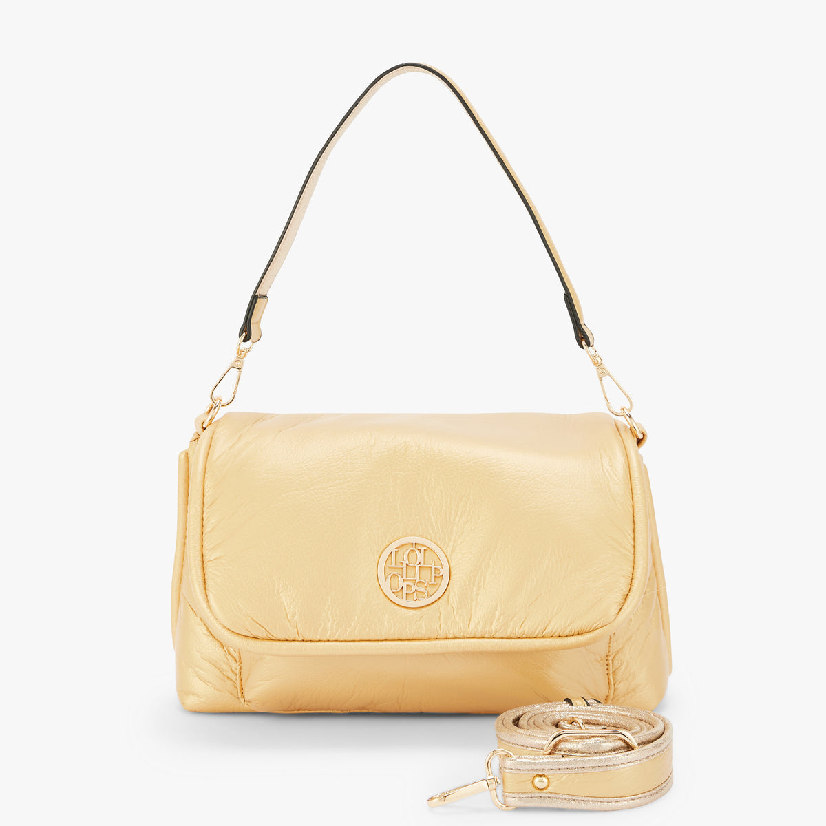 Sac porté épaule M doré Olmi