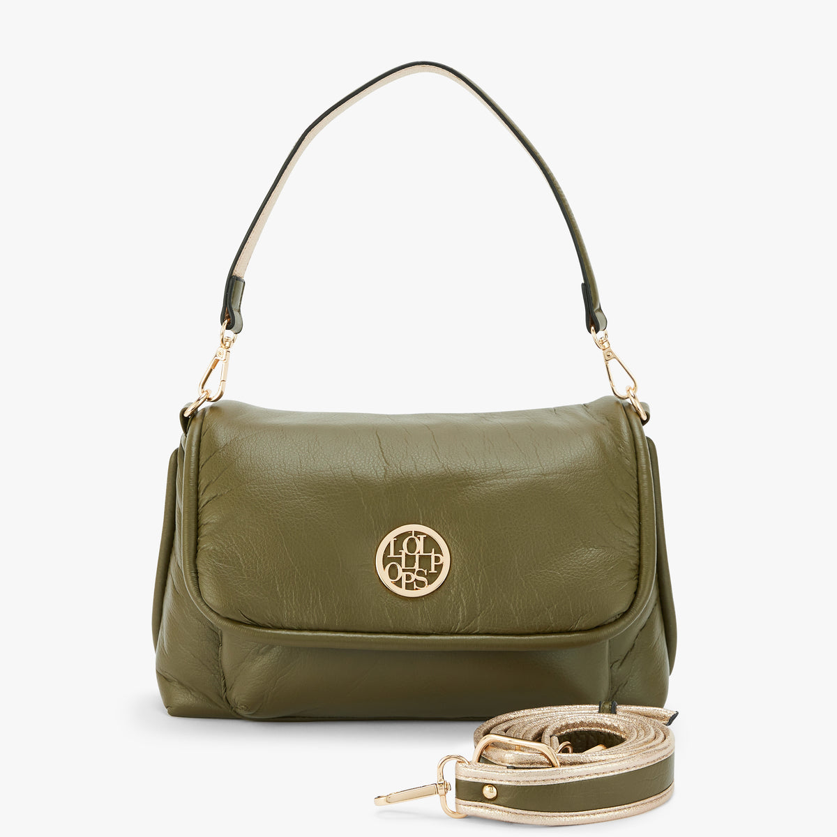 Sac porté épaule M kaki Olmi