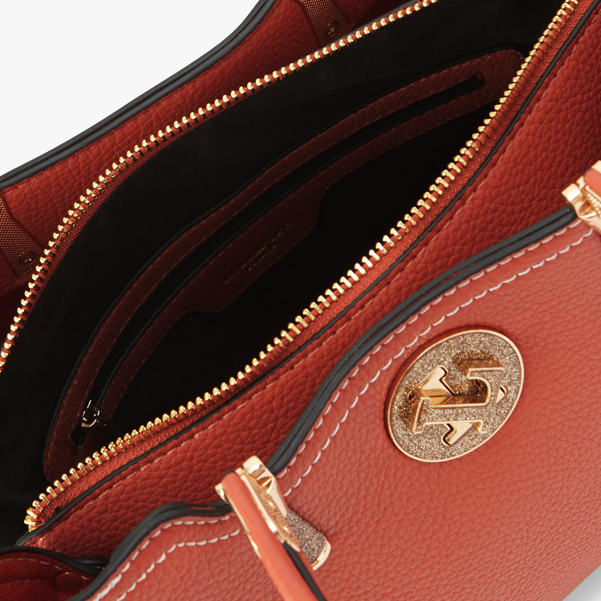 Sac shopper M brique Obita