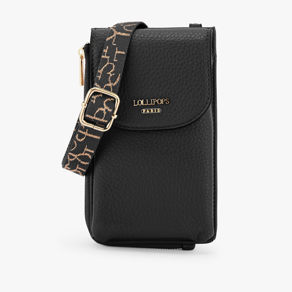 Pochette de téléphone noir Orin