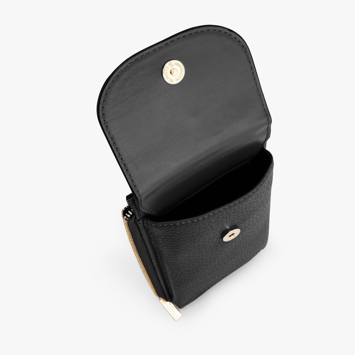 Pochette de téléphone noir Orin