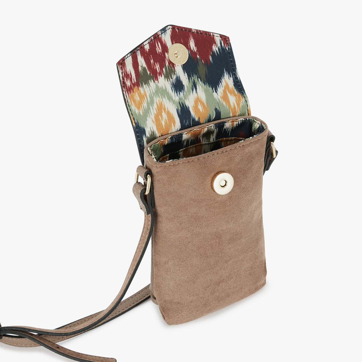 Pochette pour téléphone taupe Orphin