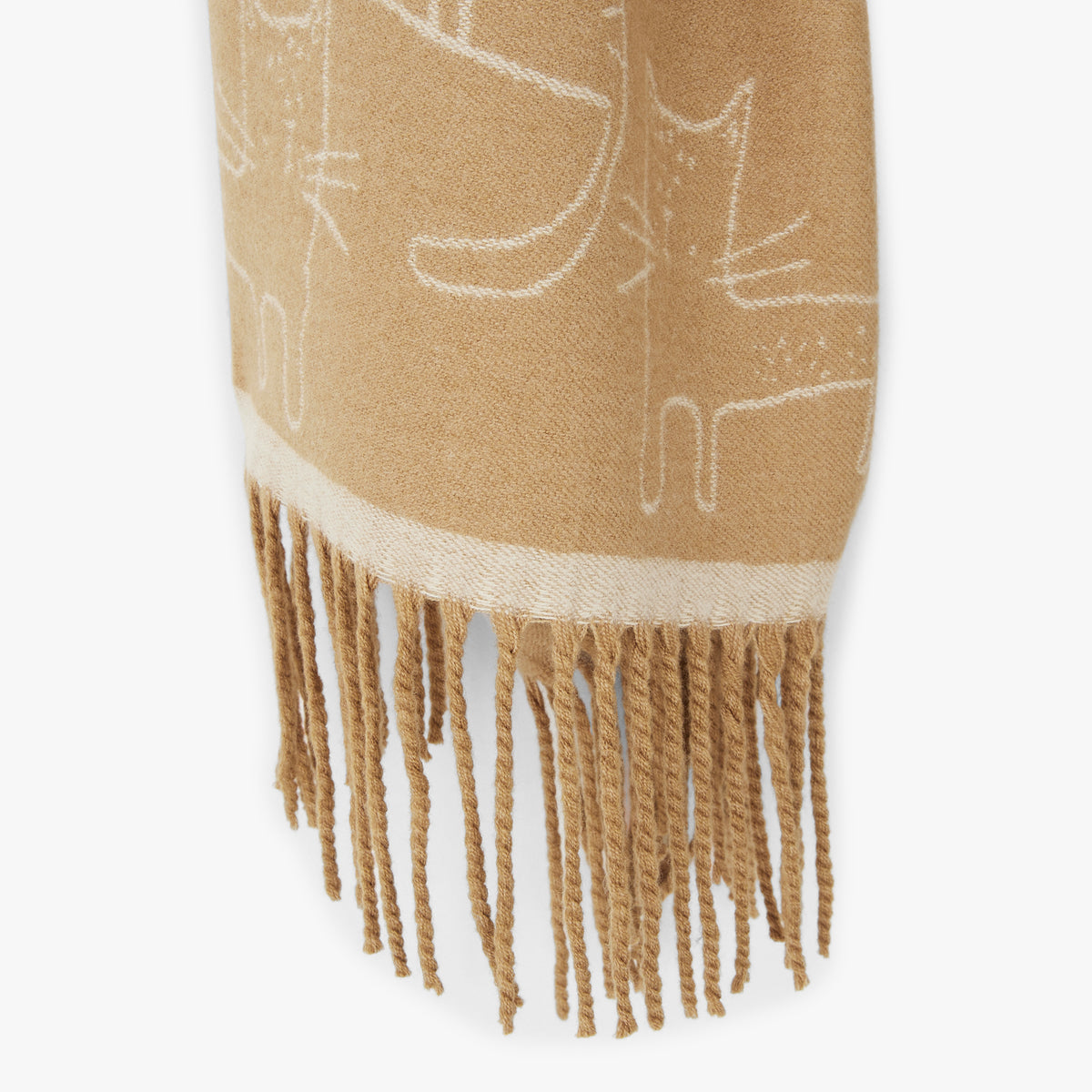 Echarpe beige Oreka