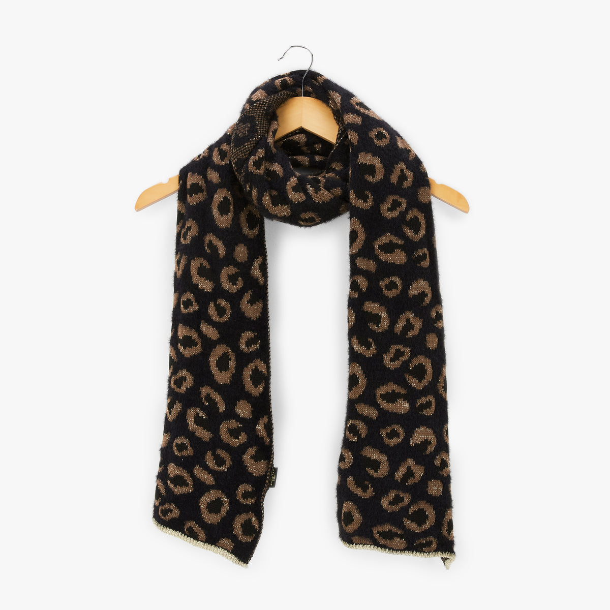 Echarpe imprimé léopard 2 tons Olinou
