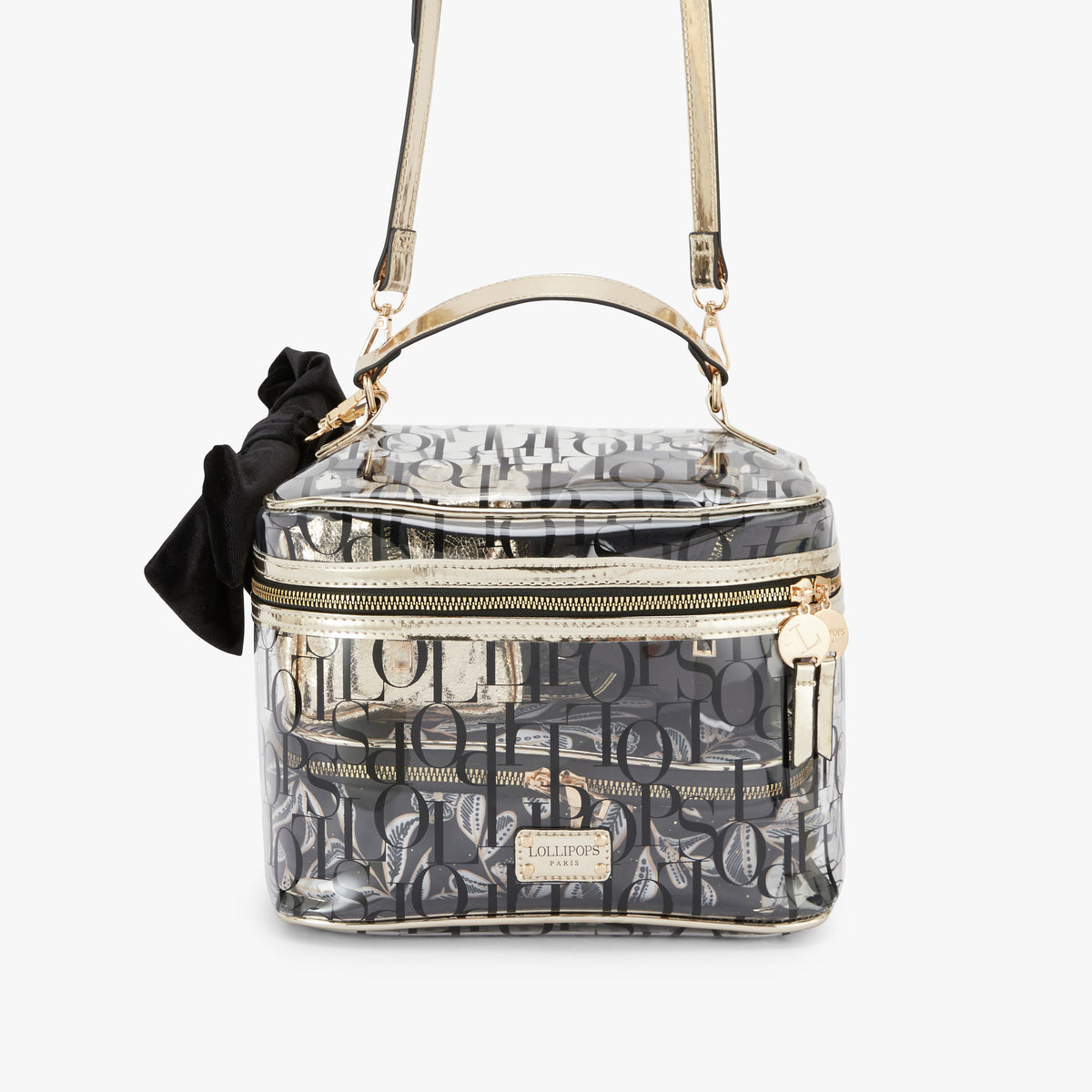 Grande trousse à maquillage L dorée Olmiccio