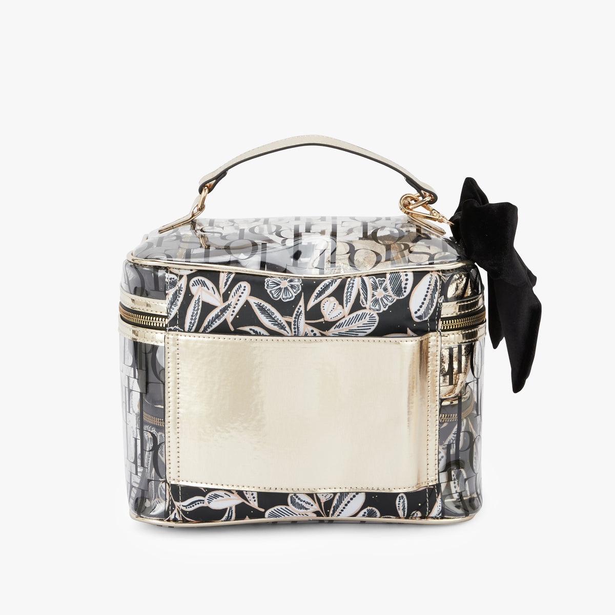 Grande trousse à maquillage L dorée Olmiccio