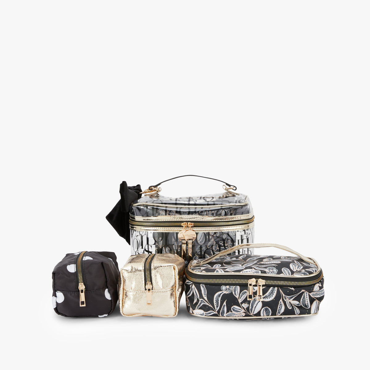 Grande trousse à maquillage L dorée Olmiccio