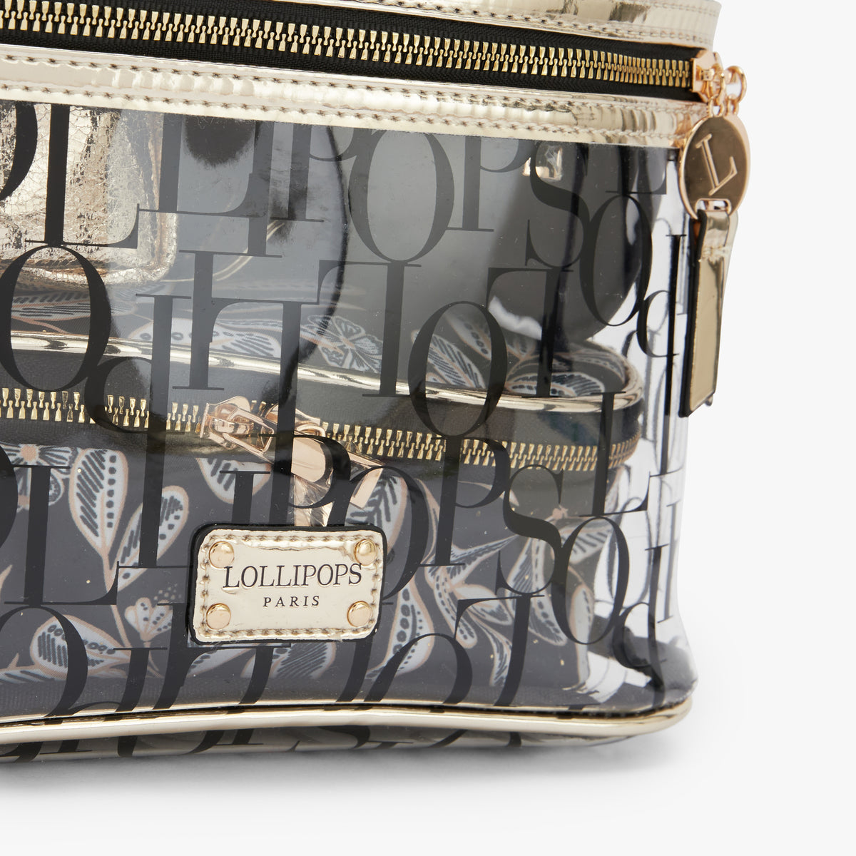 Grande trousse à maquillage L dorée Olmiccio