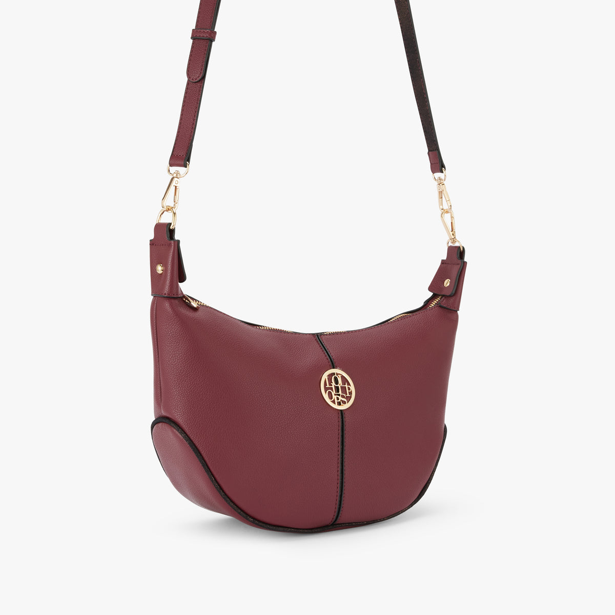 Sac hobo M bordeaux Osani