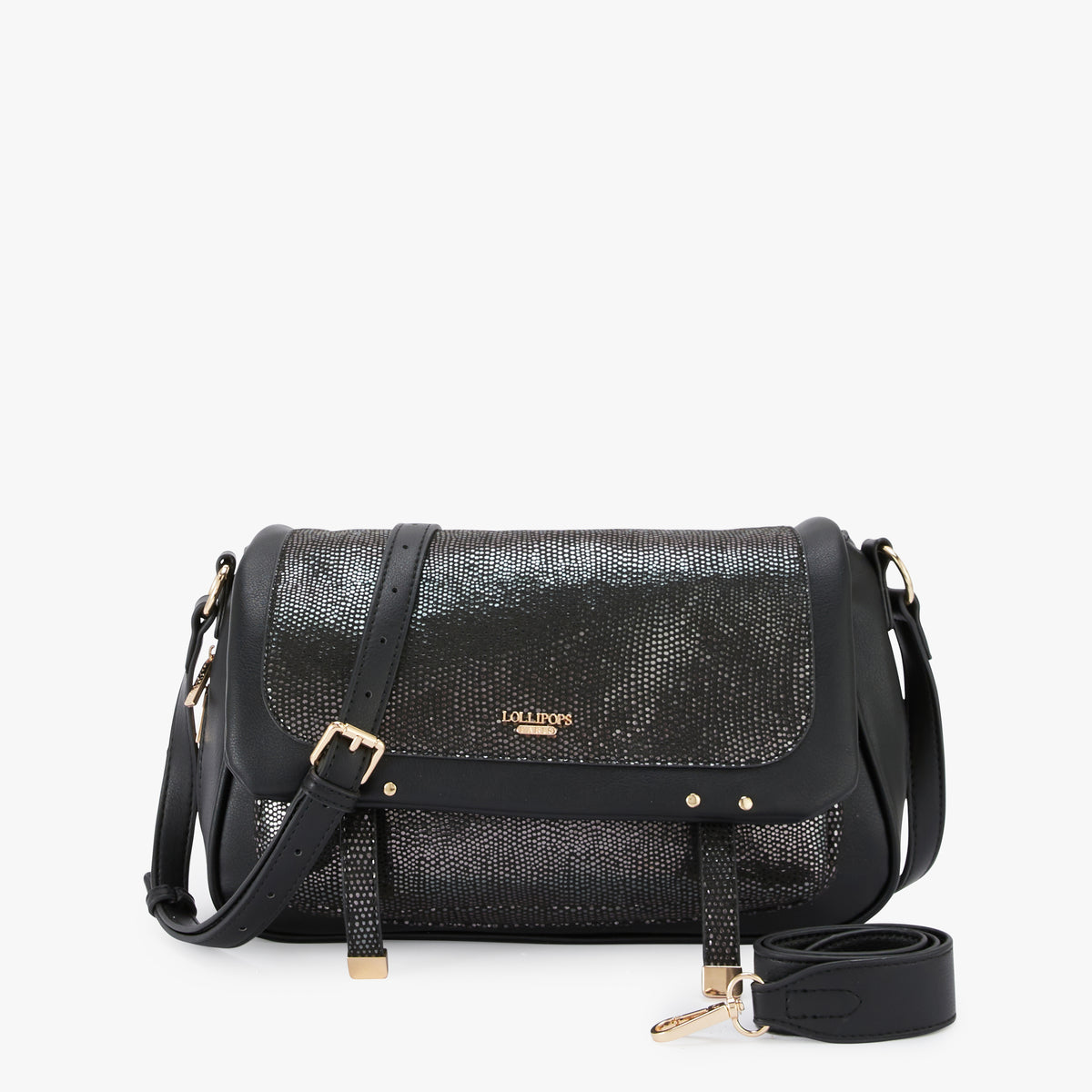 Grand sac porté épaule L noir Osches