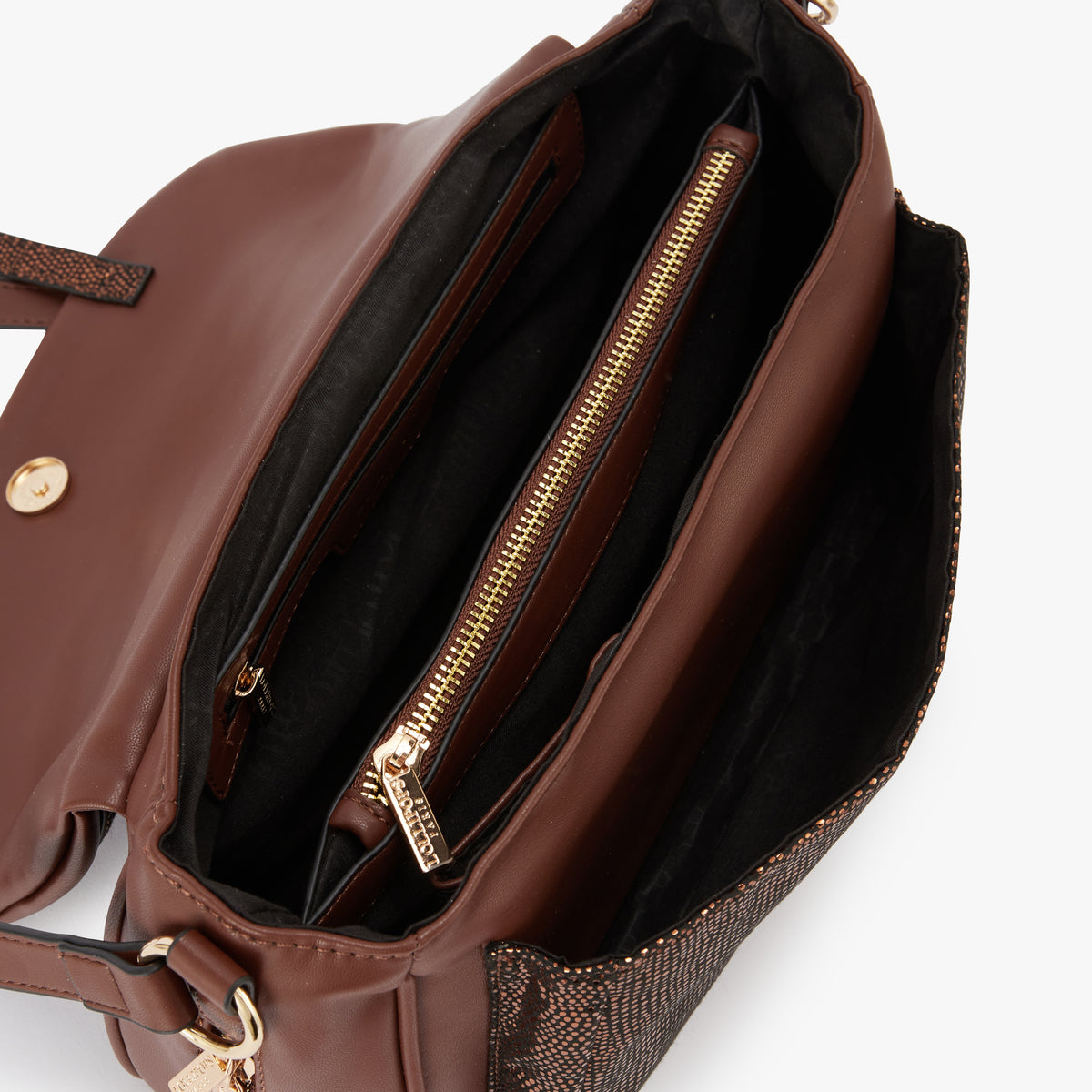 Sac porté épaule M camel Osches