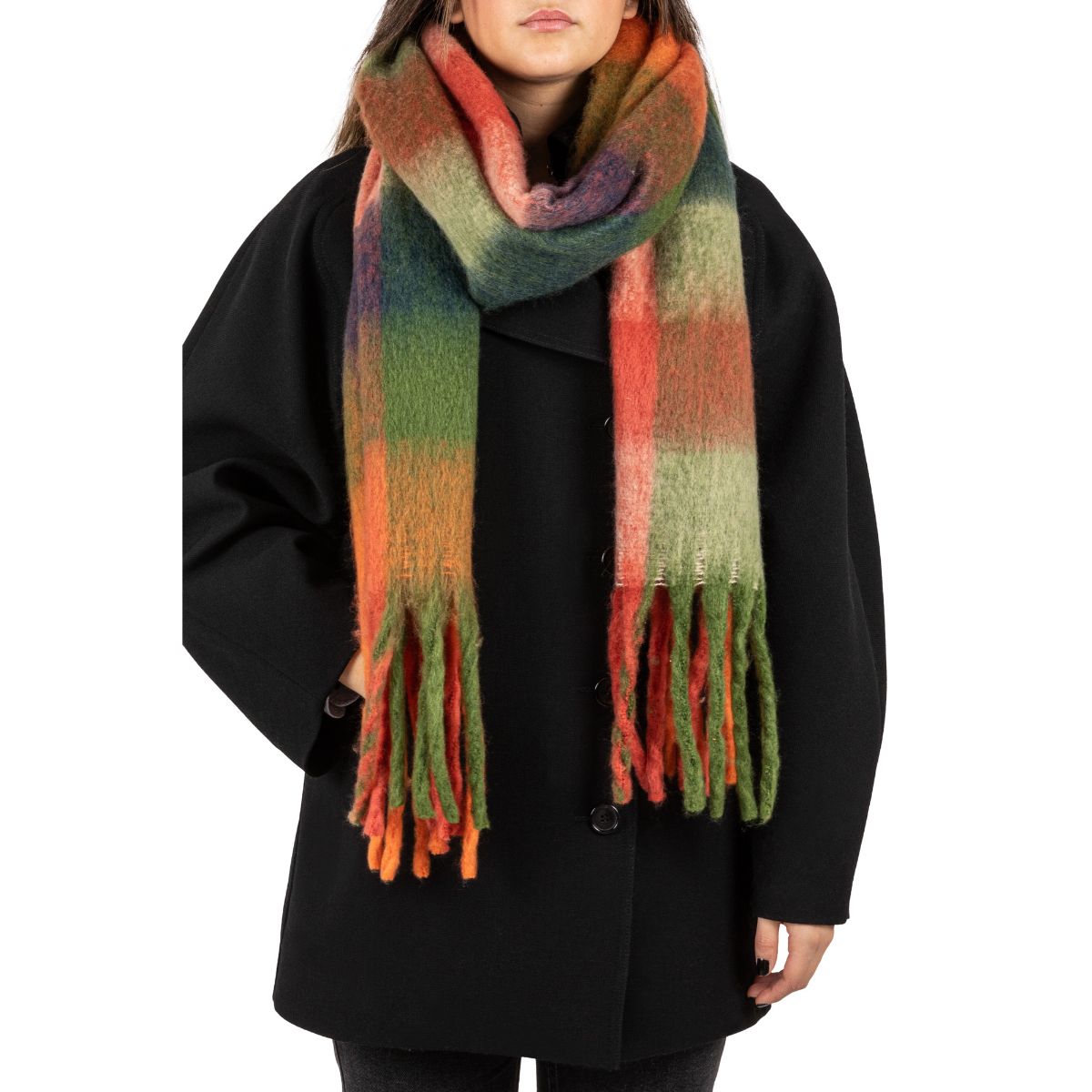 Echarpe rectangulaire multicolore Oedalie