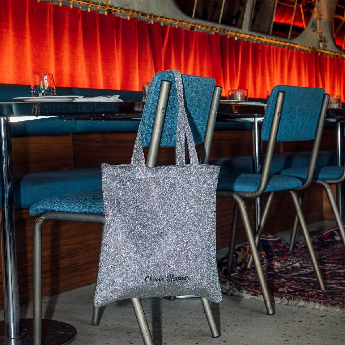 Tote bag argenté Odawara