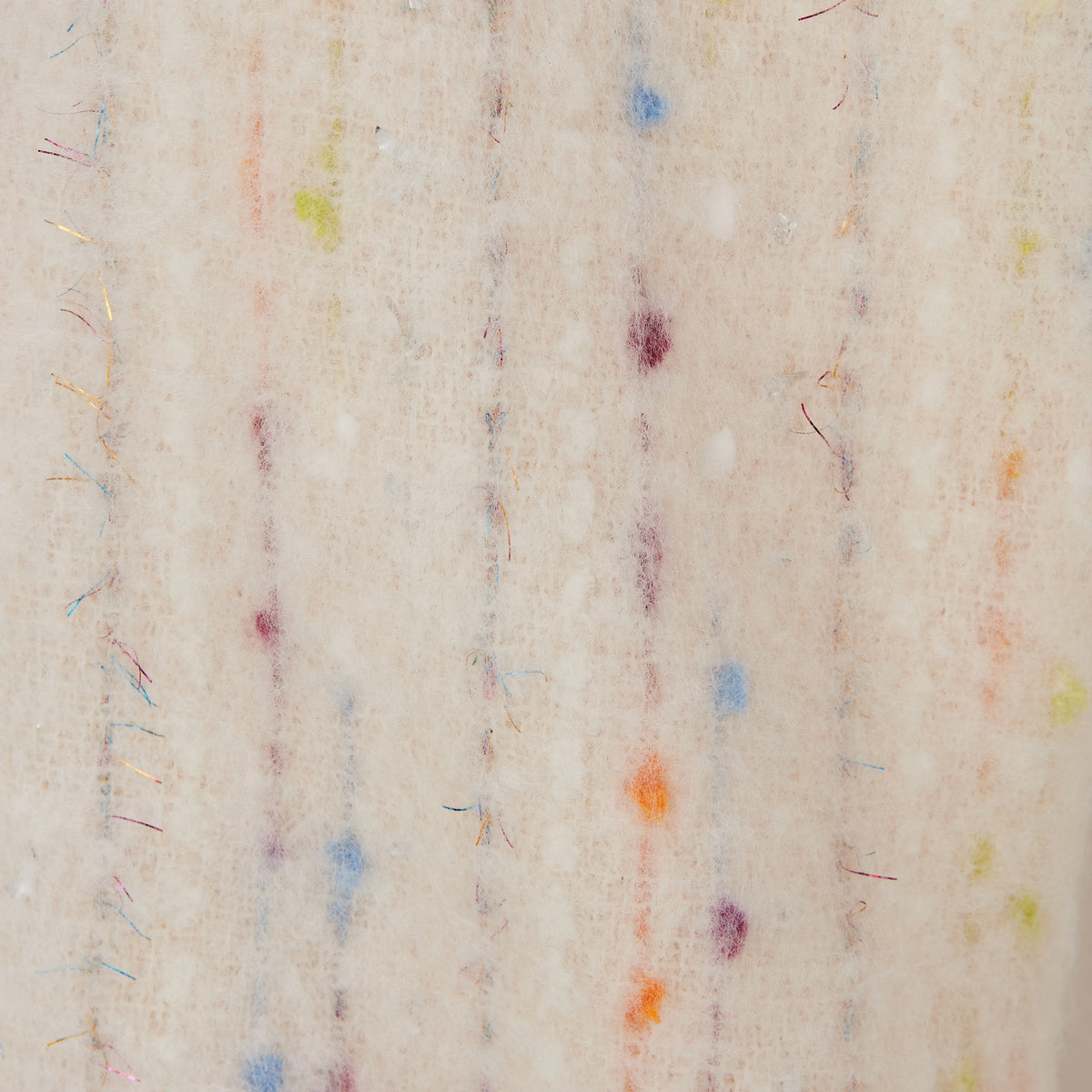 Foulard rectangulaire ecru Opinace