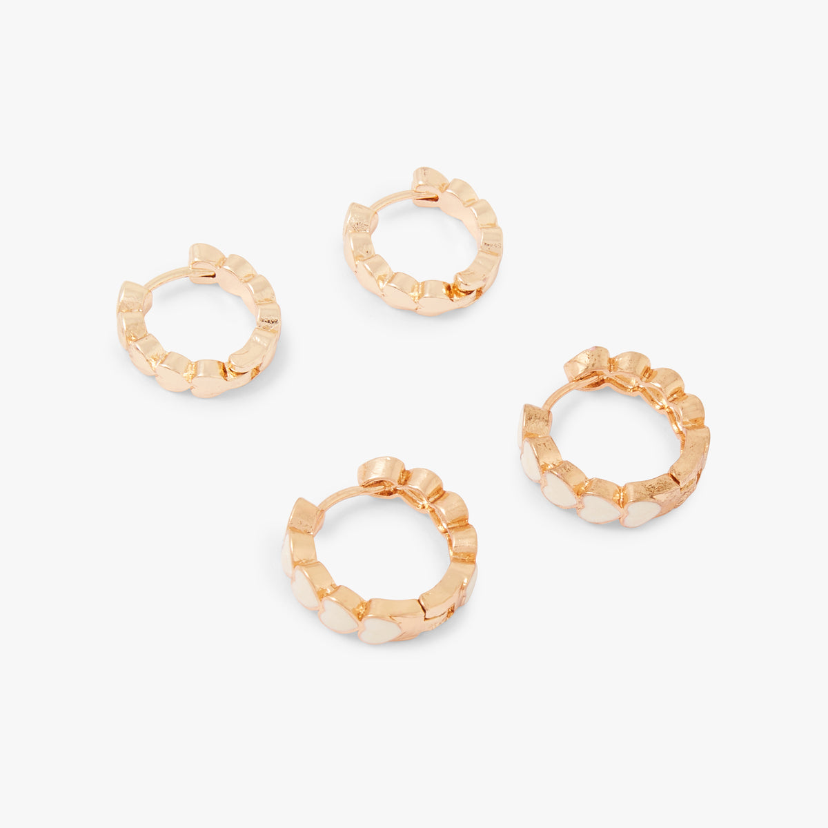 Boucles d'oreilles blanches