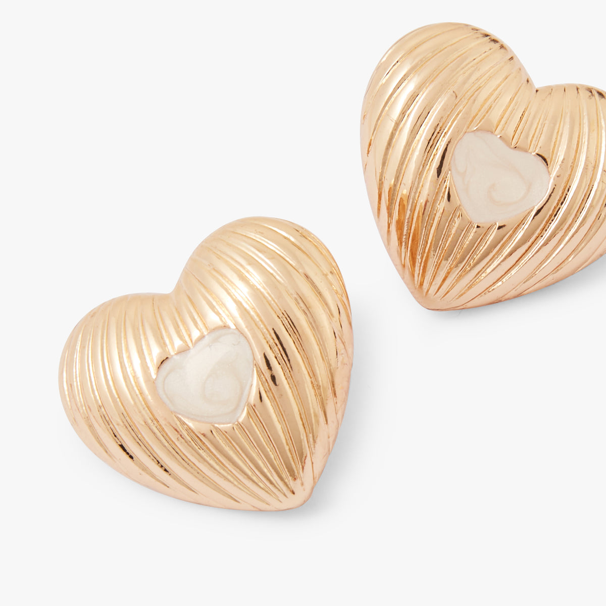 Boucles d'oreilles blanc Cat Lover