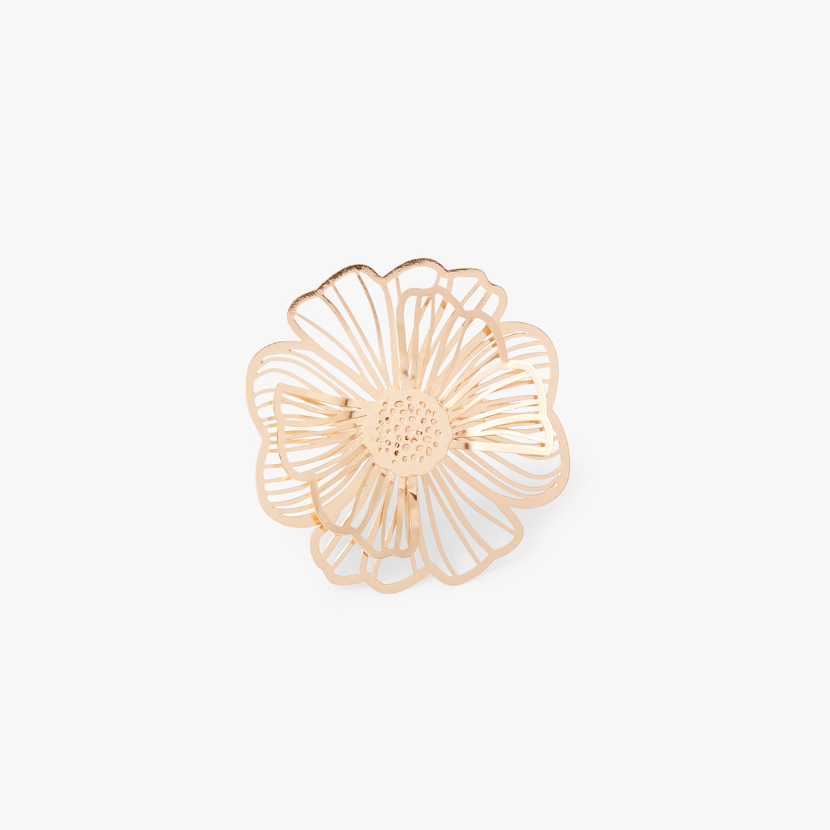 Bague fleur filigrane