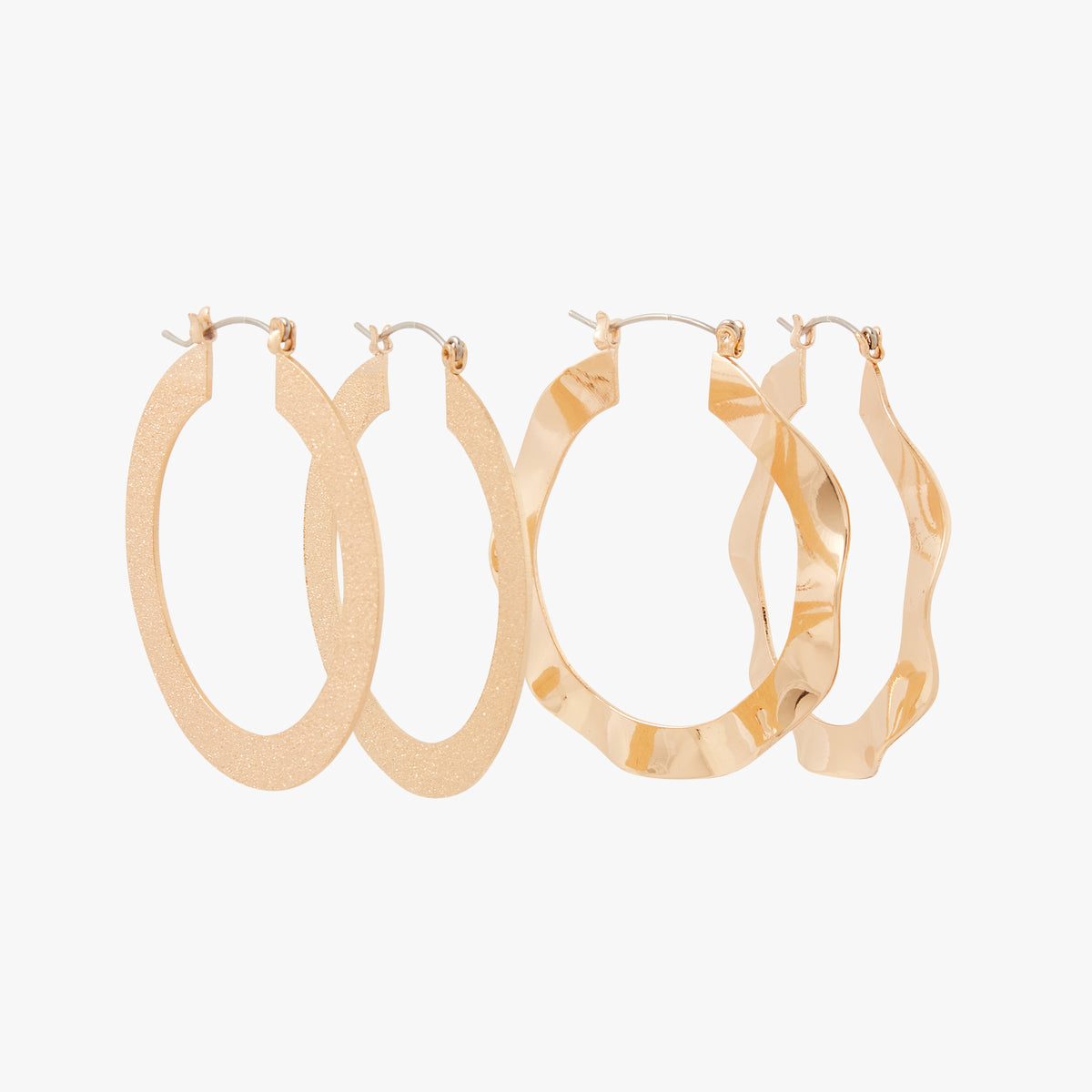 Set de 2 créoles Ivory Bloom