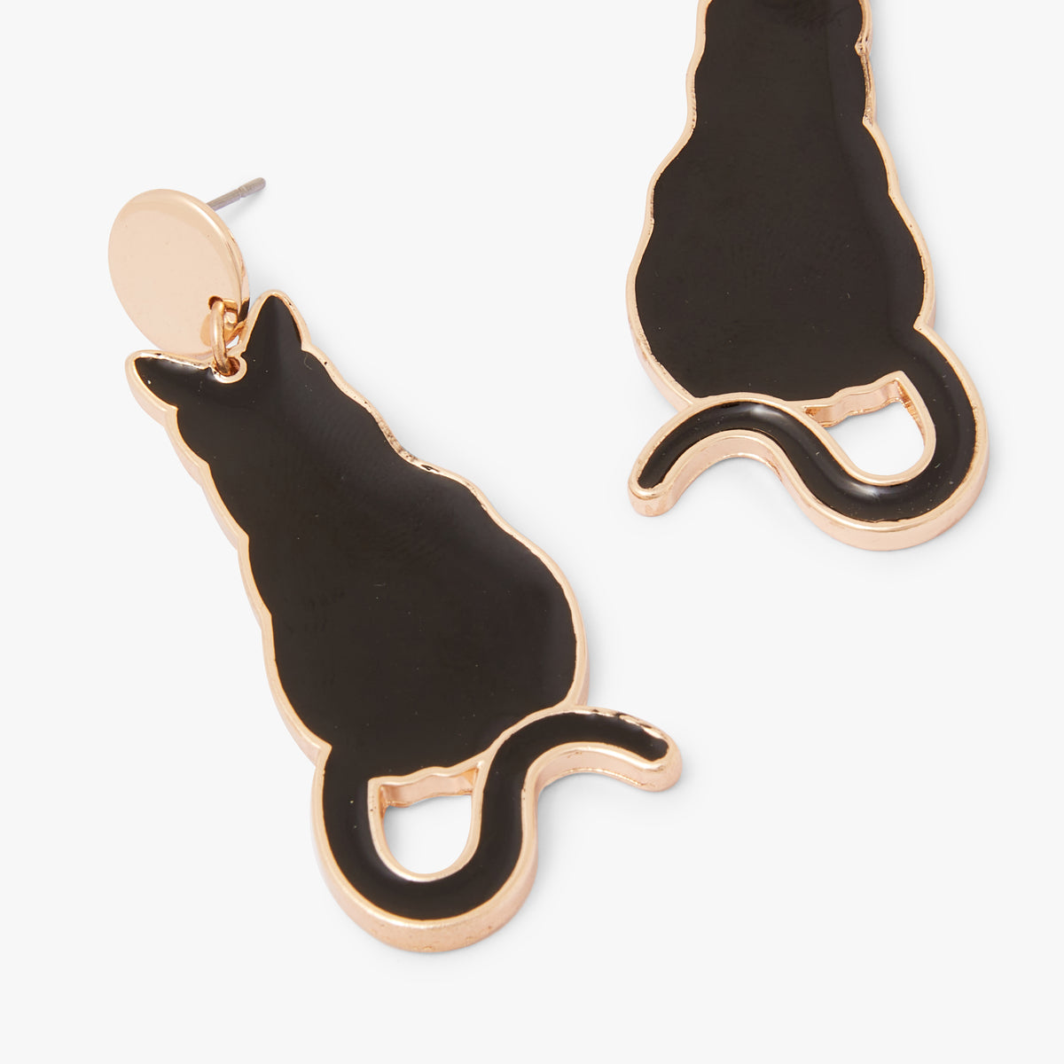 Boucles d'oreilles noir